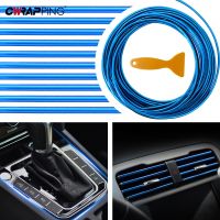 Car Trim Strip Vent Decoration Strip U Shape Utlet Car Air Conditioner Trim Strips Filler Insert Strip for Car Interior Set