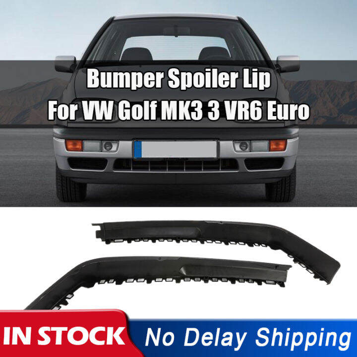 1 Pair Euro Car Front Deep Bumper Chin Spoiler Lip Sport Valance