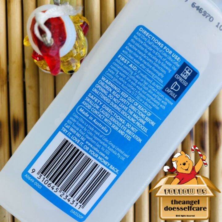 Coles Ultra Coffee Machine Descaler/Descaling for Nespresso, Dolce