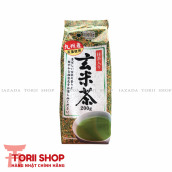 Trà xanh gạo lứt Kunitaro gói 200g hàng Nhật nội địa Trà Xanh Gạo Lứt Rang