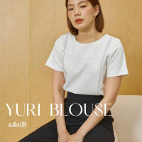 a&amp;oB YURI BLOUSE (WHITE &amp;BLACK)