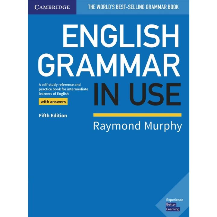 Limited product >>> English Grammar in Use Book with Answers for Intermediate Learners หนังสือภาษาอังกฤษมือ 1 นำเข้า พร้อมส่ง