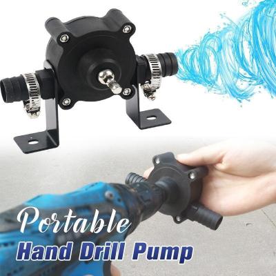 Portable Electric Drill Pump Diesel Oil Fluid Water Pump Mini Hand Self-priming Liquid Transfer Pumps Home Garden Outdoor Tool