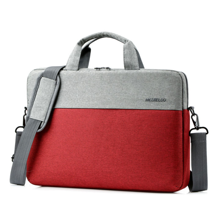 กระเป๋าแล็ปท็อป15-6นิ้วแขนเคสแลปท็อปแบบกันน้ำพร้อม-tali-bahu-ปกกระเป๋าเอกสารคอมพิวเตอร์