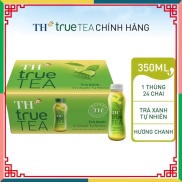 Thùng 24 chai trà xanh vị chanh ngẫu nhiên TH True Tea 350ml 350ml x 24