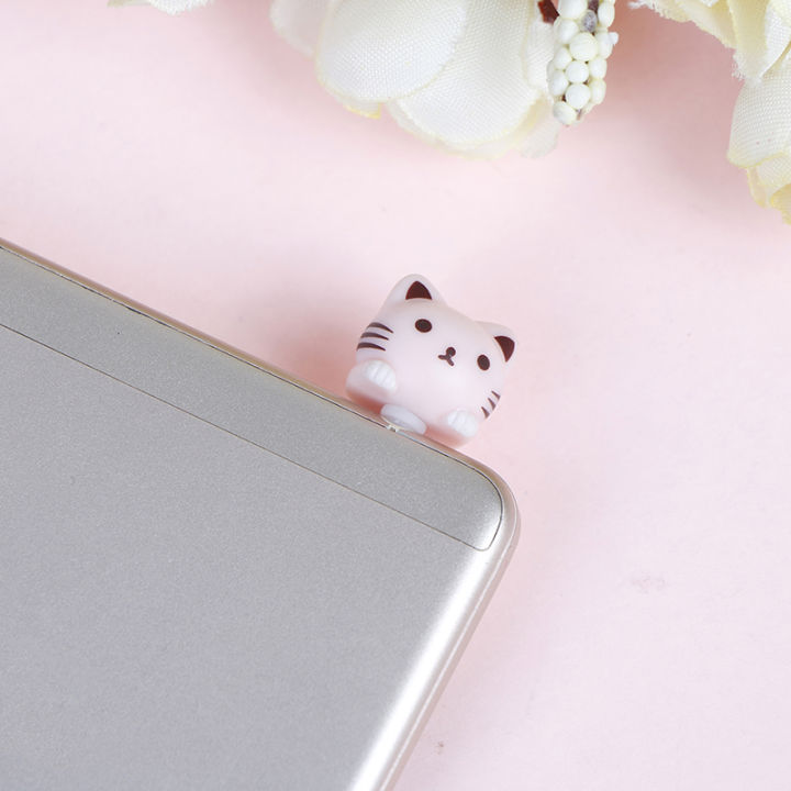 yizhuoliang-3-5mm-universal-cat-โทรศัพท์มือถือหูฟัง-jack-dust-plug-phone-accessories