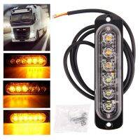 【CW】♈◕☫  6 Flashing Warning Lights Strobe Modes Car Motorcycle Truck Side Lamp Safety Driving 12-24V