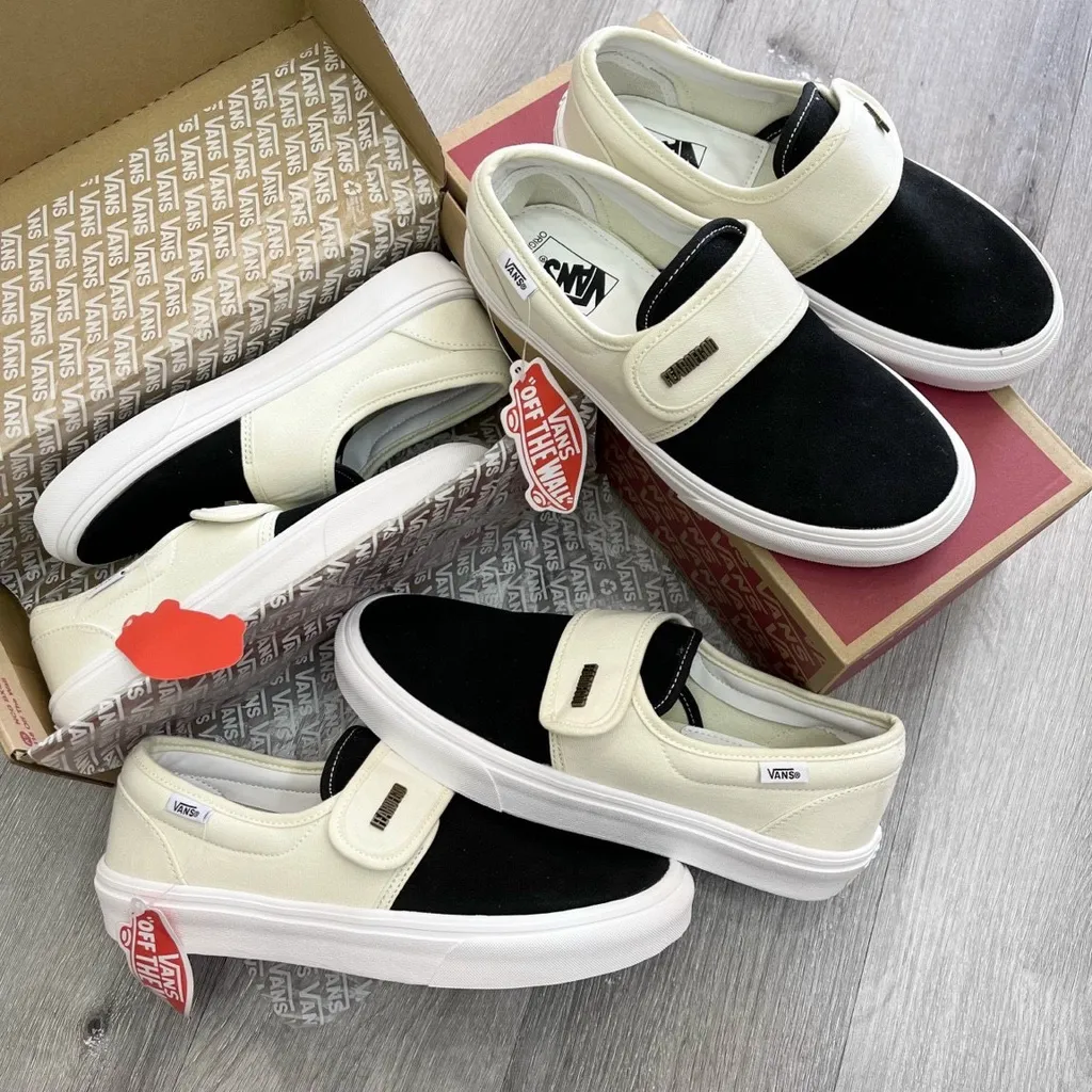 Giày Vans Slip On Strap Fear Of God, Giày 𝐕𝐀𝐍𝐒 Caro Buộc Dây Nam Nữ Bản  Đẹp Unisex Full Box Sẵn Hàng | Lazada.Vn