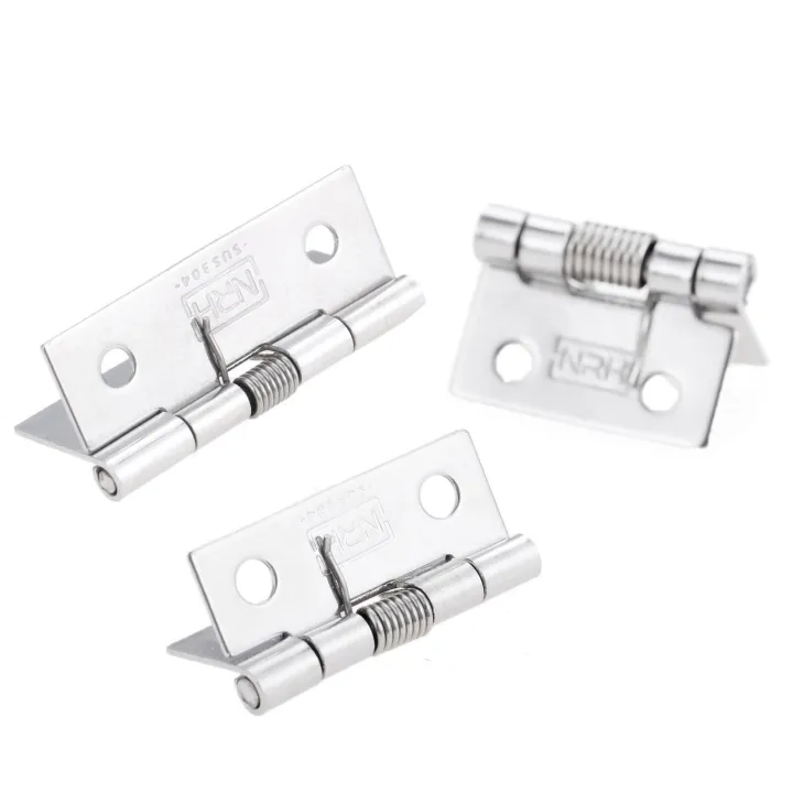 2pcs-spring-hinges-self-closing-thickened-stainless-steel-4-holes-automatic-cabinet-door-jewelry-wooden-box-25-38-50mm-hardware