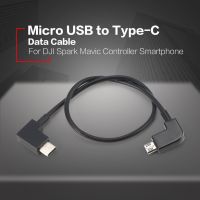 Kabel Data Micro USB to Type-C Data Cable Line For DJI Spark Mavic Controller Smartphone