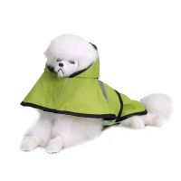 Pet Dog Raincoat Reflective Rain Jacket Waterproof Pet Clothes Small Medium Dog Raincoat