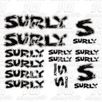 SURLY BIKE DECALS SET - High Quality Laminated Vinyl Stickers