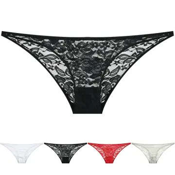 Women Sheer Panties Thong Ultra-thin Mesh Underwear See-through Lingerie  Knicker