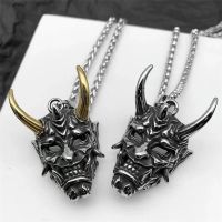 【hot】 Exquisite Gothic Pendant Necklace Mens Classic Punk Hip Hop Jewelry Horror Gift2022