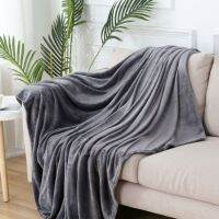 เครื่องซักผ้า Sping &amp; ผ้าห่มฤดูร้อนสำหรับตั้งแคมป์ Soft Flannel Fleece Throw สำหรับโซฟา Stitch Bed Cover