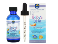Nordic Naturals Babys DHA with Vitamin D3 (60 ml) น้ำมันปลาสำหรับเด็กทารก อายุ 0-3 ขวบ