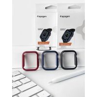 COD DSFGERTGRUER Spigen เคส PC แบบแข็ง บางพิเศษ สีเมทัลลิก สําหรับ Apple Watch Series 7 6 SE 5 4 (41 มม. 45 มม. 44 มม. 40 มม.)