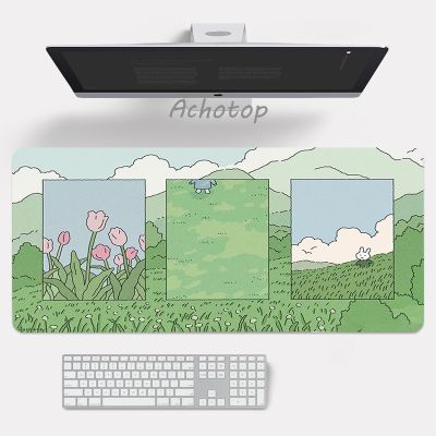 Large Mouse Pad PC Gamer Keyboard Mause Pad Plant Desk Mouse Mat Teclado Game Gaming Accessories Big Mouse Play Mat