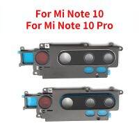 เลนส์กระจกกล้องมองหลังด้านหลังพร้อมที่ใส่ภาพกรอบที่ครอบสำหรับ Xiaomi Mi Note 10 Pro ชิ้นส่วนอะไหล่ใหม่