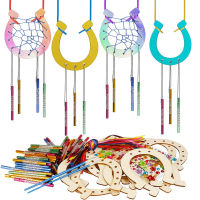 Party Favours Children Outdoor Hanging Painting Make Your Own Different Experiences Decorative Craft Windows Wooden Horseshoe DIY Inspire Imagination Wind Chimes