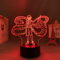 Anime Tokyo Ghoul Ken Kaneki Figure Led Lamp for Kid Bedroom Decoration Birthday Gift Color Changing 3d Light Manga Tokyo Ghoul