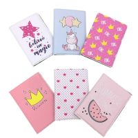 Unicorn Printed PU Waterproof Passport Cover Bag Multi-function ID Holder Bag Blocking Pouch Travel Passport Holder Bag New Card Holders