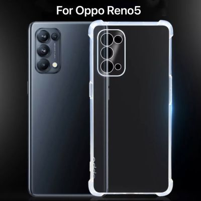 เคสโทรศัพท์ต้านเชื้อแบคทีเรีย ส่งจากกรุงเทพ เก็บเงินปลายทาง เคสใส Case Oppo Reno5 5G เคสกันกระแทก เคส OPPO Reno5 5G