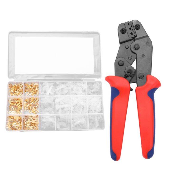 Terminals Crimping Tool Kit Spade Connectors Crimper SelfAdjusting