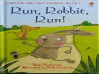 Run rabbit run (Usborne very first reading) by Mairi McKinnon hardcover Usborne Publishing