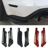 【CW】 Car Front Rear Strip Spoiler Diffuser Splitter Scratch Protector Carbon Winglets Side Skirt Extension