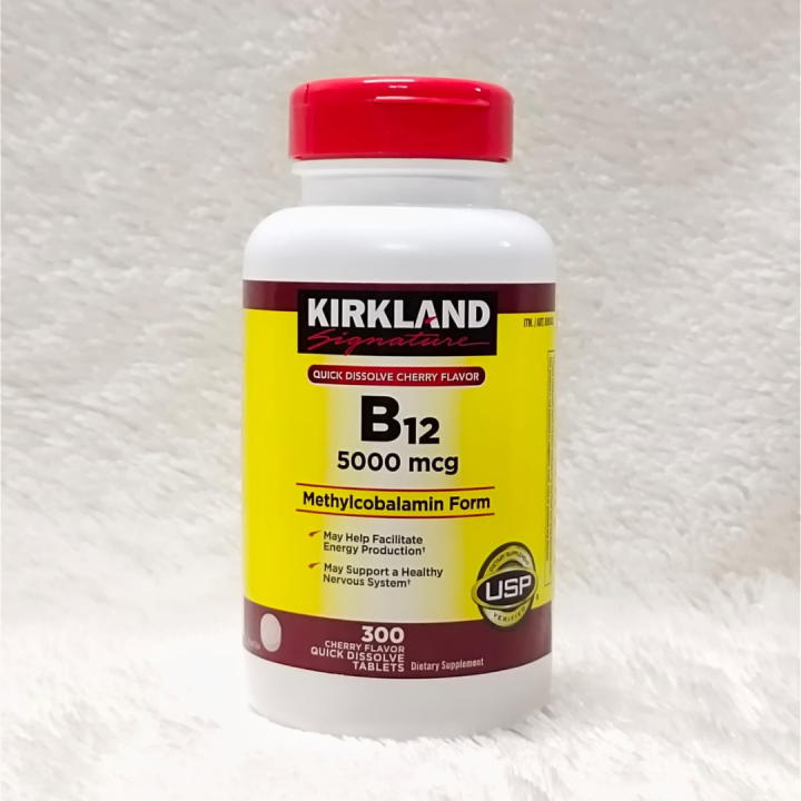 Kirkland Vitamin B12 5000 mcg ISI 300 Tablets Lazada Indonesia