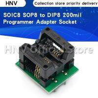 SOIC8 SOP8 to DIP8 Wide-body Seat Wide 150/200mil Programmer Adapter Socket Blue SA602 IC Test Conversion Burner