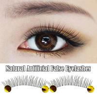 10 Pairs Natural False Eyelashes No Need Reusable Self To Eyelashes Apply Easy Adhesive Girls For Women R7G9