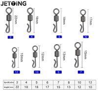 ✇☌✌ 10pcs Rolling Quick Change Swivels Carp Rigs Long Body Q-shaped Swing Snap Connector Carp Fishing Accessories 2 4 6 8 10