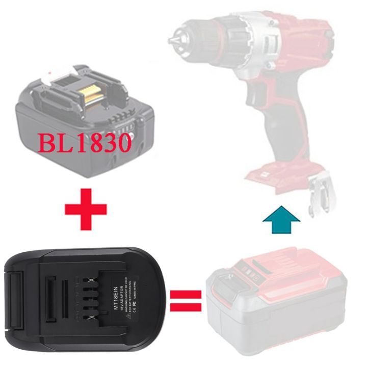 mt18ein-vacuum-cleaner-battery-battery-converter-adapter-for-makita-18v-li-ion-battery-bl1830-bl1850-bl1860-for-einhell-lithium-tool