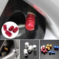 Car Tire Stem Caps 4Pcs Bolt-in Aluminum Theftproof Tires Valves Tyre Air 【hot】 ！