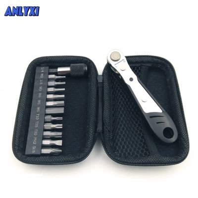 Mini Ratchet Wrench Set Batch Head Handle Small Fly Socket Wrench Double-Ended Torque Wrench Spanner Hand Repair Tools