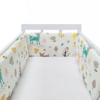 Baby Crib Bumper Set Newborn Polka Dot Cotton Printed Cot Bumpers in Crib Infant Protector For Baby Boy Girl Boy 200*30cm