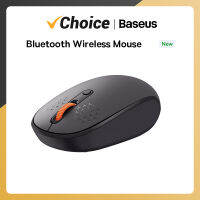 Baseus Bluetooth 2.4GHz Wireless Mouse,อุปกรณ์เสริมสำหรับแล็ปท็อปพร้อม3โหมดจับคู่ Quiet Keys น้ำหนักเบา Ergonomic Comfort Grip