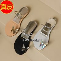 【Ready】? sheii Su Yinyin bowknot rhinestone inner heightening flip-flops womens sandals outer wear large size 41-43