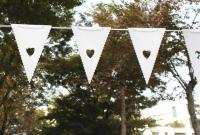 wedding anniversary paper pennant flag banner bunting decor Christmas snowflake garlands Die Cut Snow queen Party Decor 18ft