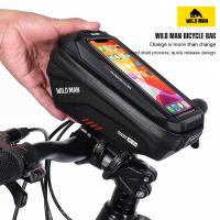 Mountain Bike EVA Hard Shell Handlebar Bag Touch Screen Mobile Phone Pack Waterproof Navigation Headpack Bicycle Backpack