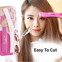 2ชิ้น/เซ็ตผู้หญิง Bangs DIY ผม Trimmer ขอบตัดเครื่องมือสไตล์หวีกันจอนคู่มือสำหรับผมน่ารัก Bangs ระดับผม Ruler อุปกรณ์