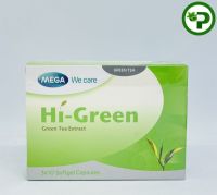 Mega We care HI GREEN สารสกัดจากชาเขียว 30capsule 1 กล่อง