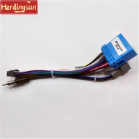 Hardingsun อะแดปเตอร์16PIN เครื่องเสียงรถยนต์บังเหียนมีสายสำหรับ Suzuki Swift SX4 2006 + สเตอริโอติดตั้ง Aftermarket Calbe