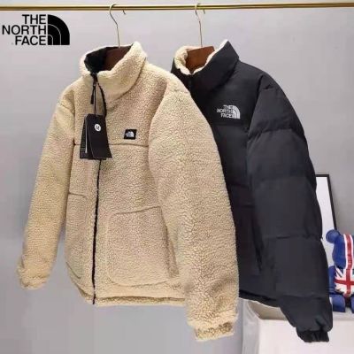 The North Face เสื้อแจ็กเก็ต ผ้าฝ้าย 100% ขนแกะ สองด้าน ให้ความอบอุ่น สําหรับผู้ชาย และผู้หญิง