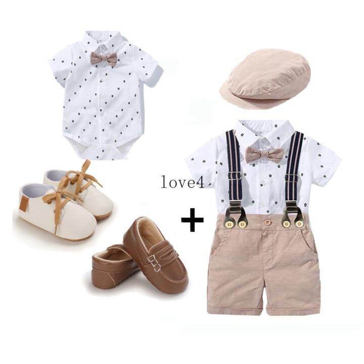 ۞♞ 4pcs Set Jungle Safari Costume for Baby Boy Summer Outfit for Baby