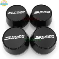 (4PCS) 60MM SPOON Sports Wheel Cap Car Rim Hub Caps Dustproof Cover