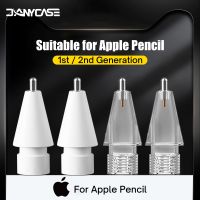 (CALGY Phone protection)เคล็ดลับปลายปากกาโลหะสำหรับเปลี่ยนดินสอ1st 2nd Generation iPad Stylus โปร่งใส4.0 Nib Double Layer Touchscreen Pen