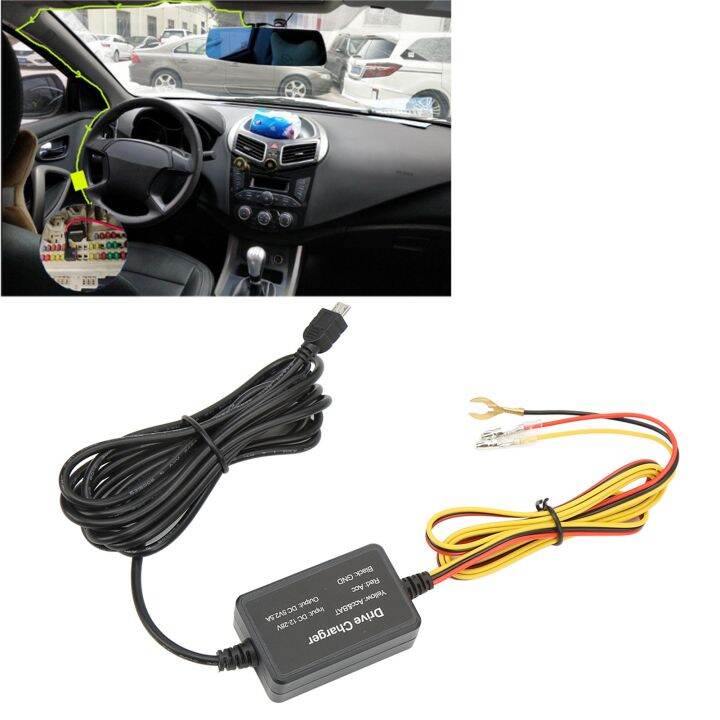 Dash Cameras Hard Wire Kit Continuous Power Supply Precise Switching ...